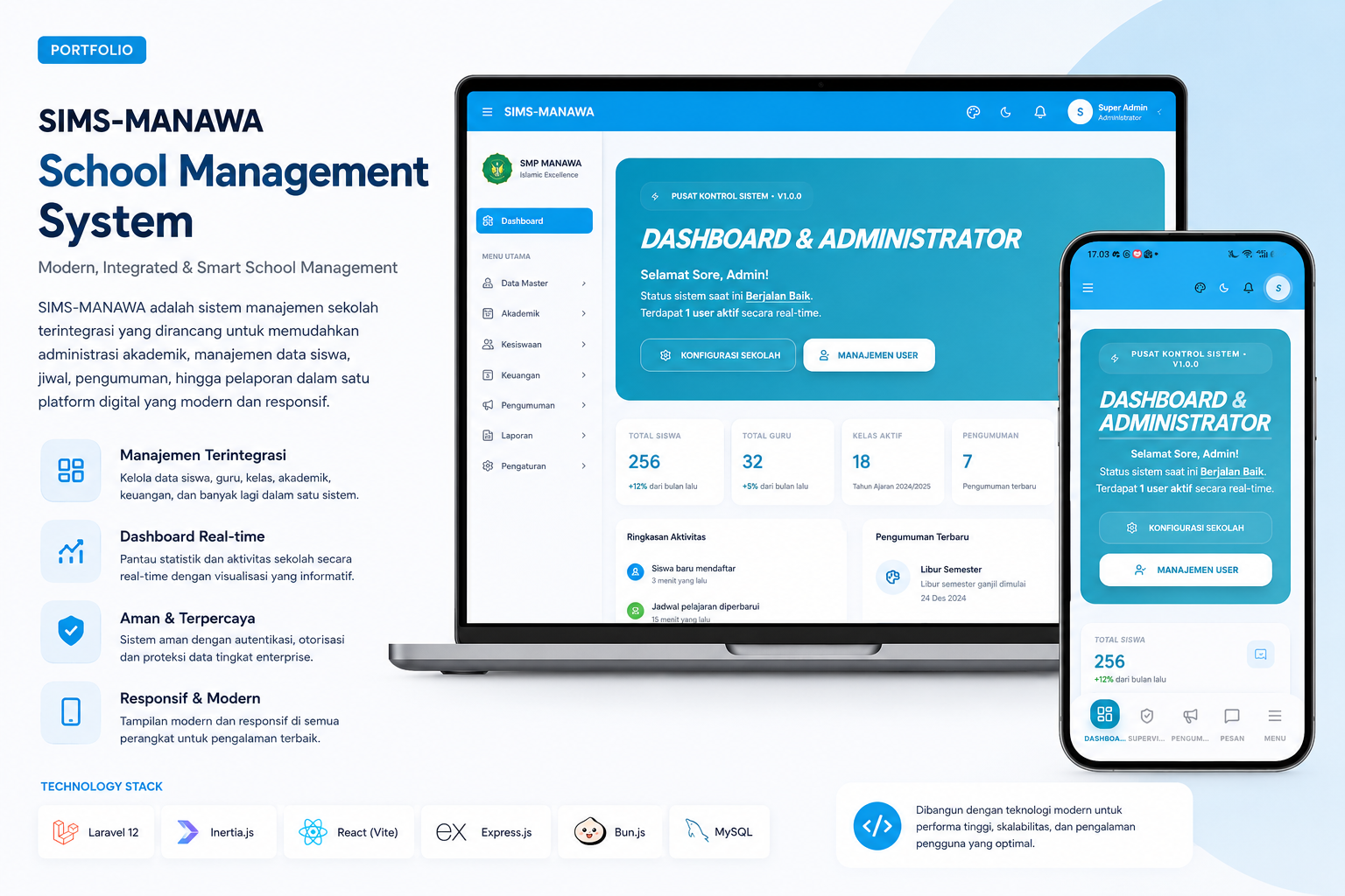 Modern School Management System